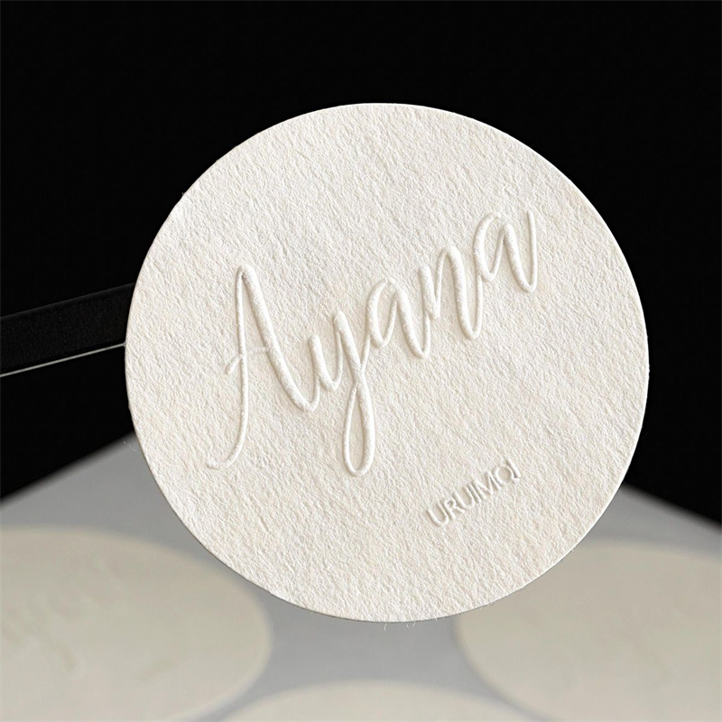Candle Warning Label - Custom Special Textured Paper Embossed Labels