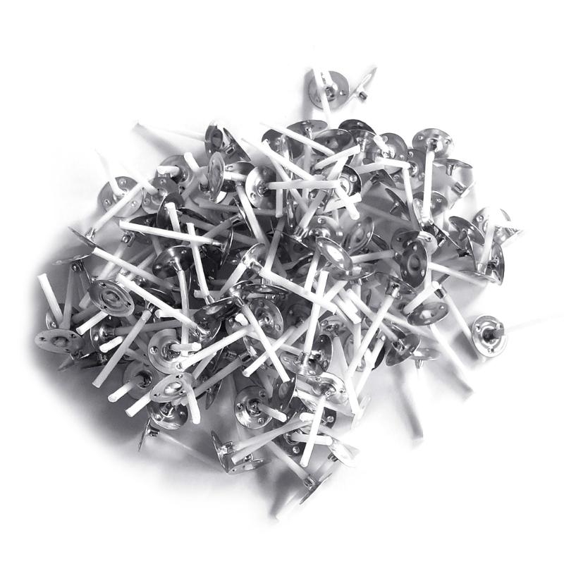 Cotton Wick Pre Tabbed - R1WA 200Pcs Cotton Wick Pre Waxed