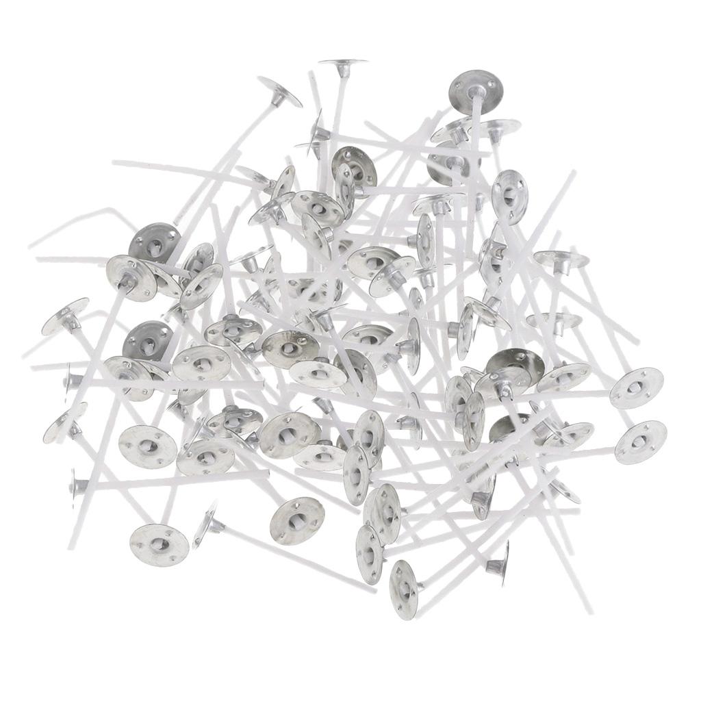Cotton Wick Pre Tabbed - 200 Pieces Pre-ed Candle Wicks Core