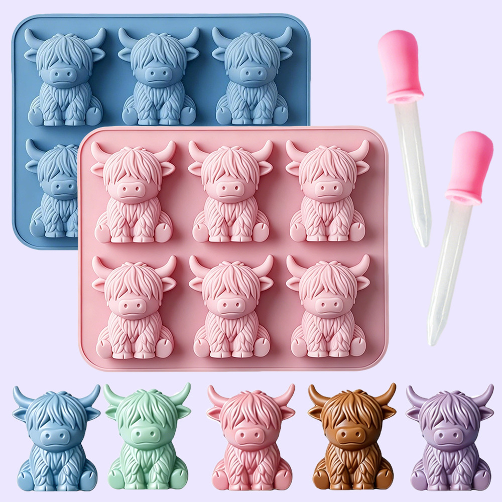 Candle Making Supplies Wholesale - 6 Cavity Yak Silicone Candle Mold