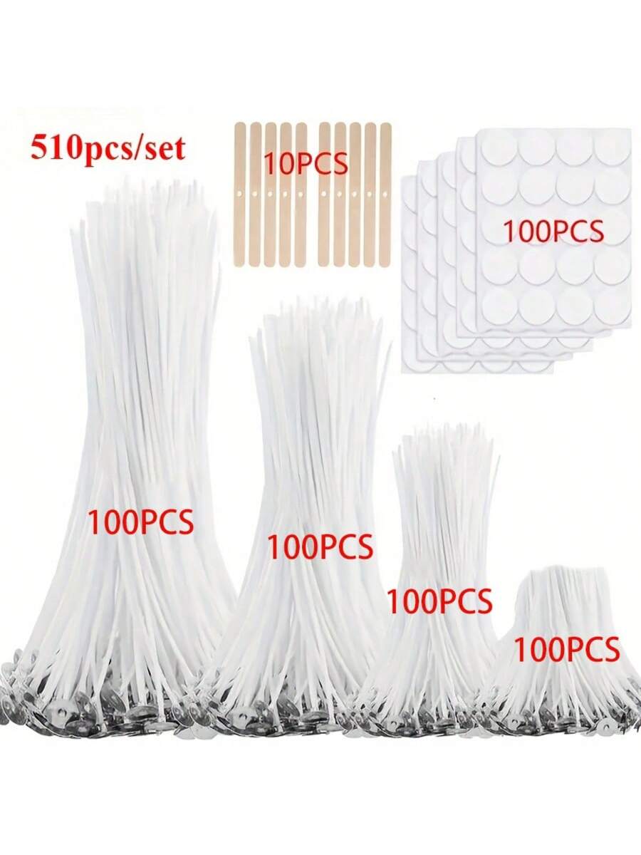 Candle Warning Label - 310/510 Pieces Candle Making Supplies Set,