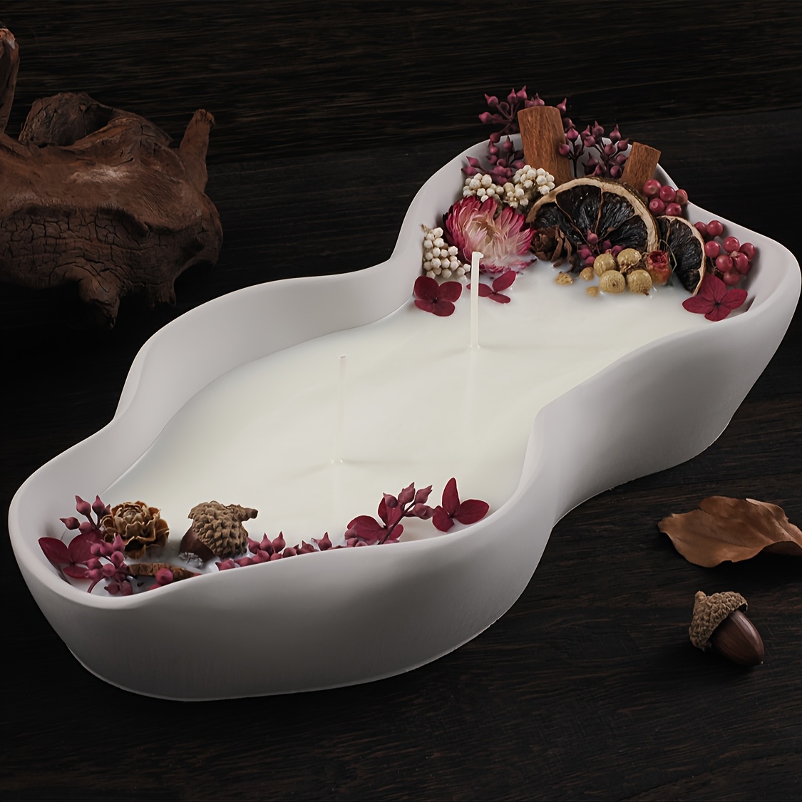 1 Large Irregular Oval Silicon - Candle Making Vessels 评论和价格