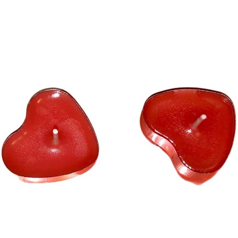 100 Sets Heart shaped Empty Al - Candle Making Vessels 评论和价格