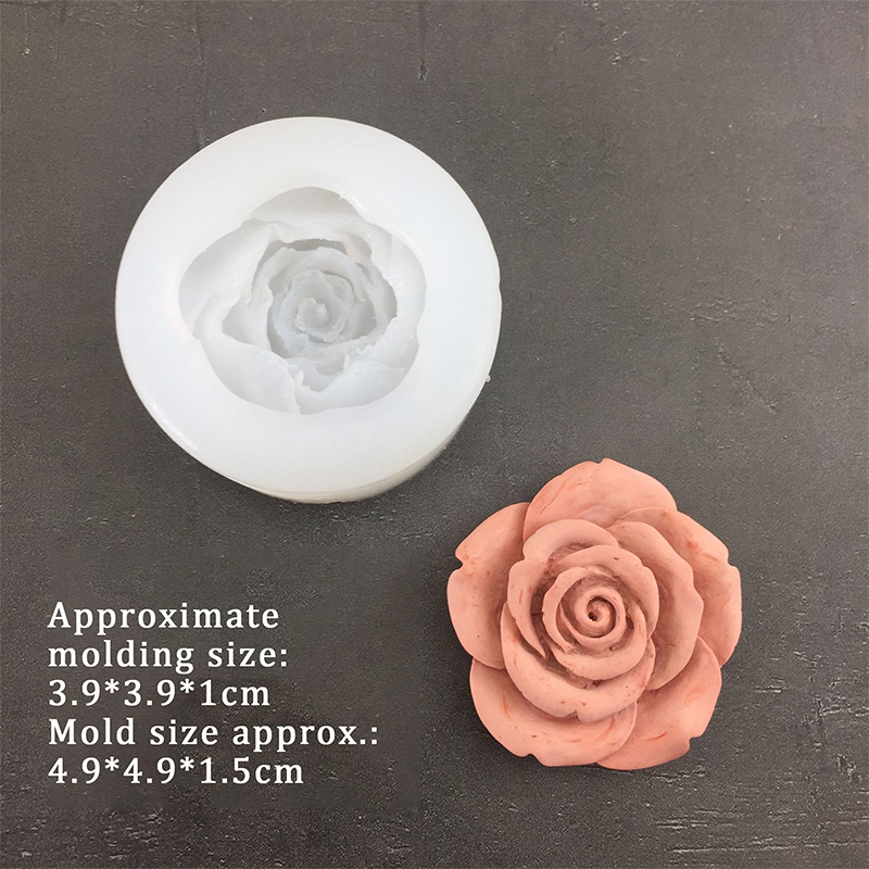 3D Rose Flower Shape Leaf Sili - Candle Making Supplies Wholesale 评论和价格