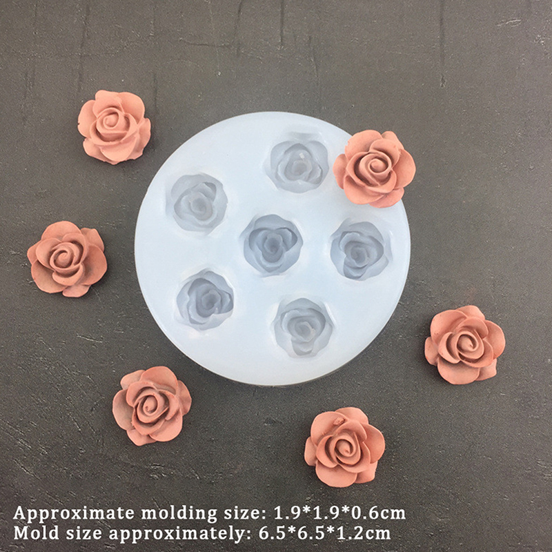 3D Rose Flower Shape Leaf Sili - Candle Making Supplies Wholesale 评论和价格