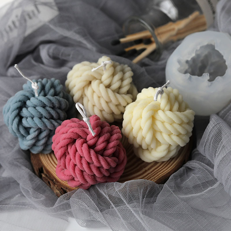 3D Wool Shape Candle Mold Scen - Candle Making Ingredients 评论和价格