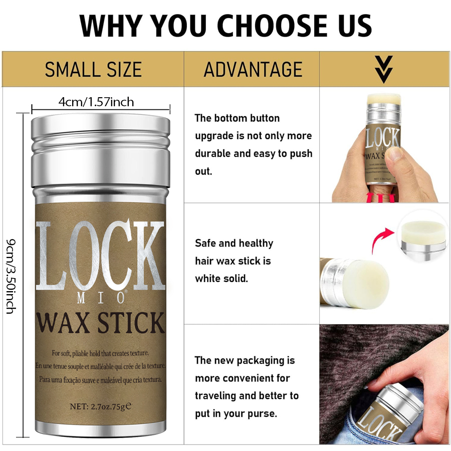LOCKMIO Wax Stick Natural Coco - Coconut Wax Flake 评论和价格