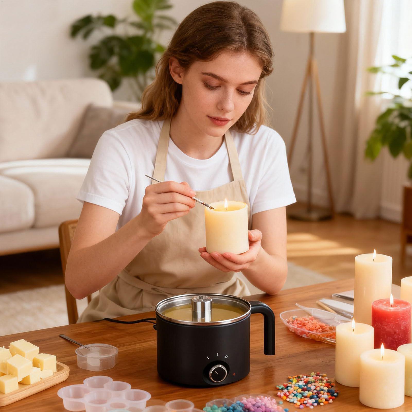 1.5L Wax Melting Pot Candle Wa - Candle Making Vessels 评论和价格
