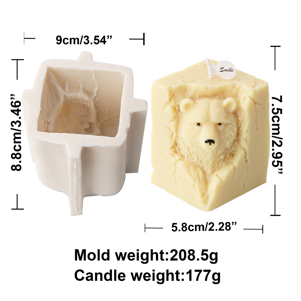 3D Stump Shaped Animal Black B - Candle Making Supplies Wholesale 评论和价格