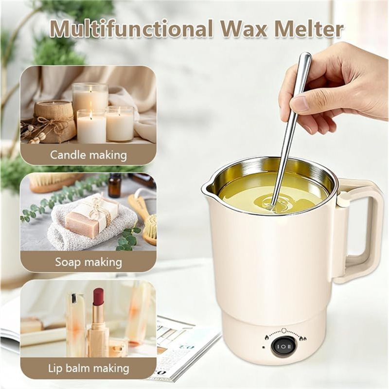 A47U Electric Wax Melting Pot  - Candle Warning Label 评论和价格
