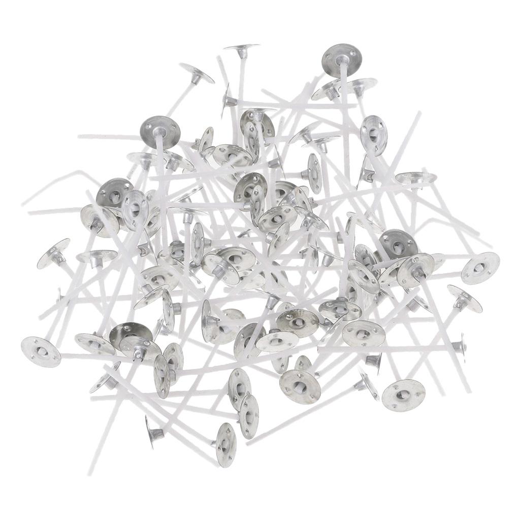 200 Pieces Pre-ed  Candle Wick - Cotton Wick Pre Tabbed 评论和价格