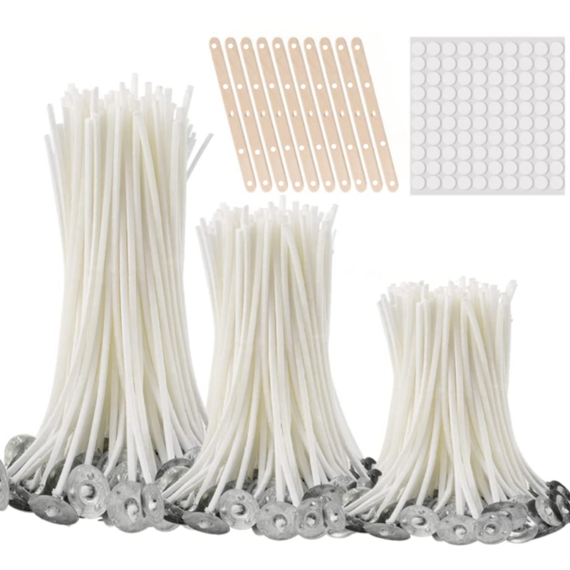 100pcs Smokeless Candle Wicks  - Cotton Wick Pre Tabbed 评论和价格