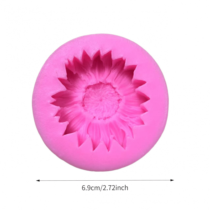 1Sunflower Silicone Craft Mold - Candle Making Ingredients 评论和价格
