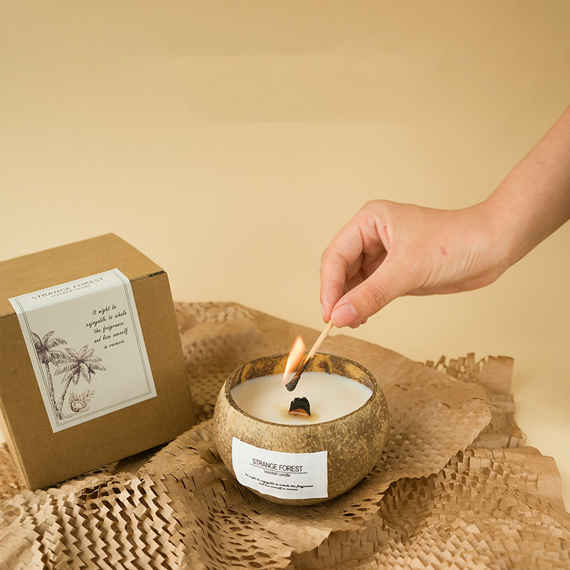 Coconut Shell Aromatherapy Can - Coconut Wax Flake 评论和价格