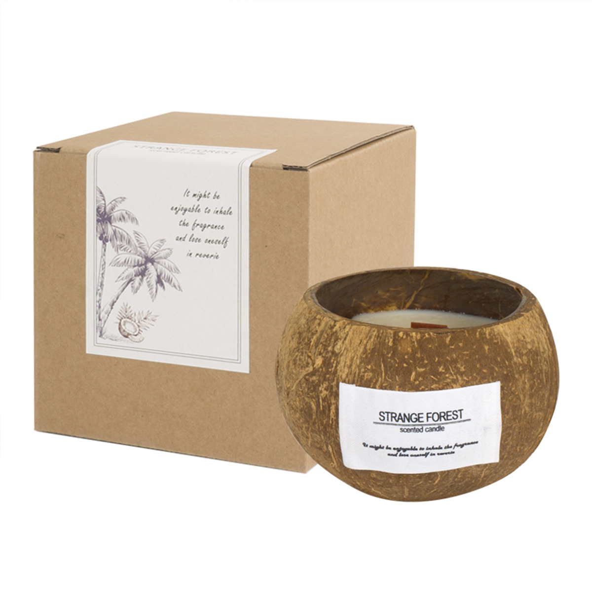 Coconut Shell Aromatherapy Can - Coconut Wax Flake 评论和价格