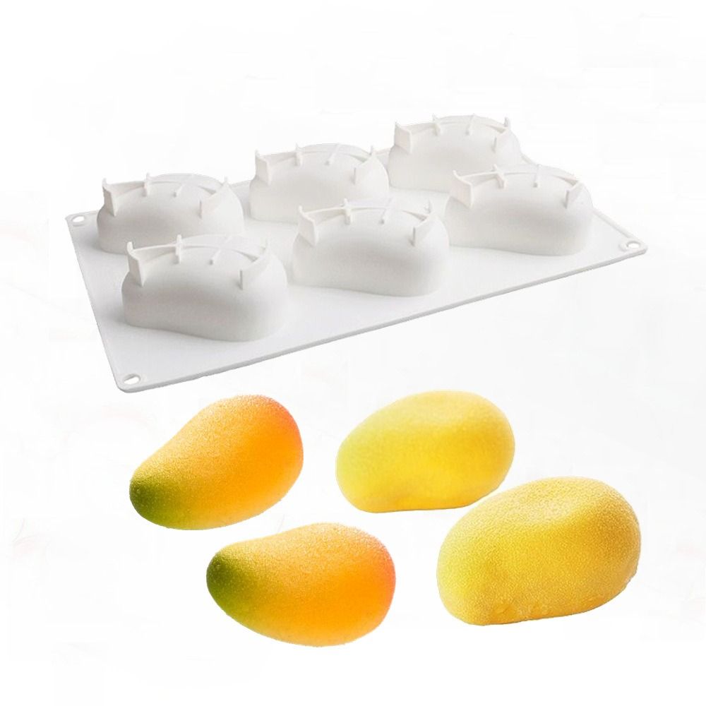 6 Cavity Mango Shaped Cake Mol - Candle Making Tutorial 评论和价格
