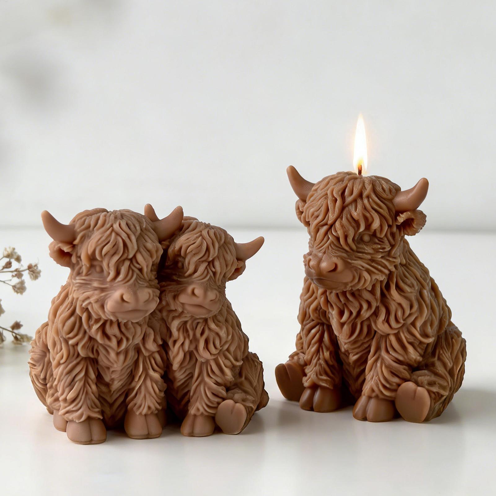 Highland Cow Silicone Mold Reu - Candle Making Supplies Wholesale 评论和价格