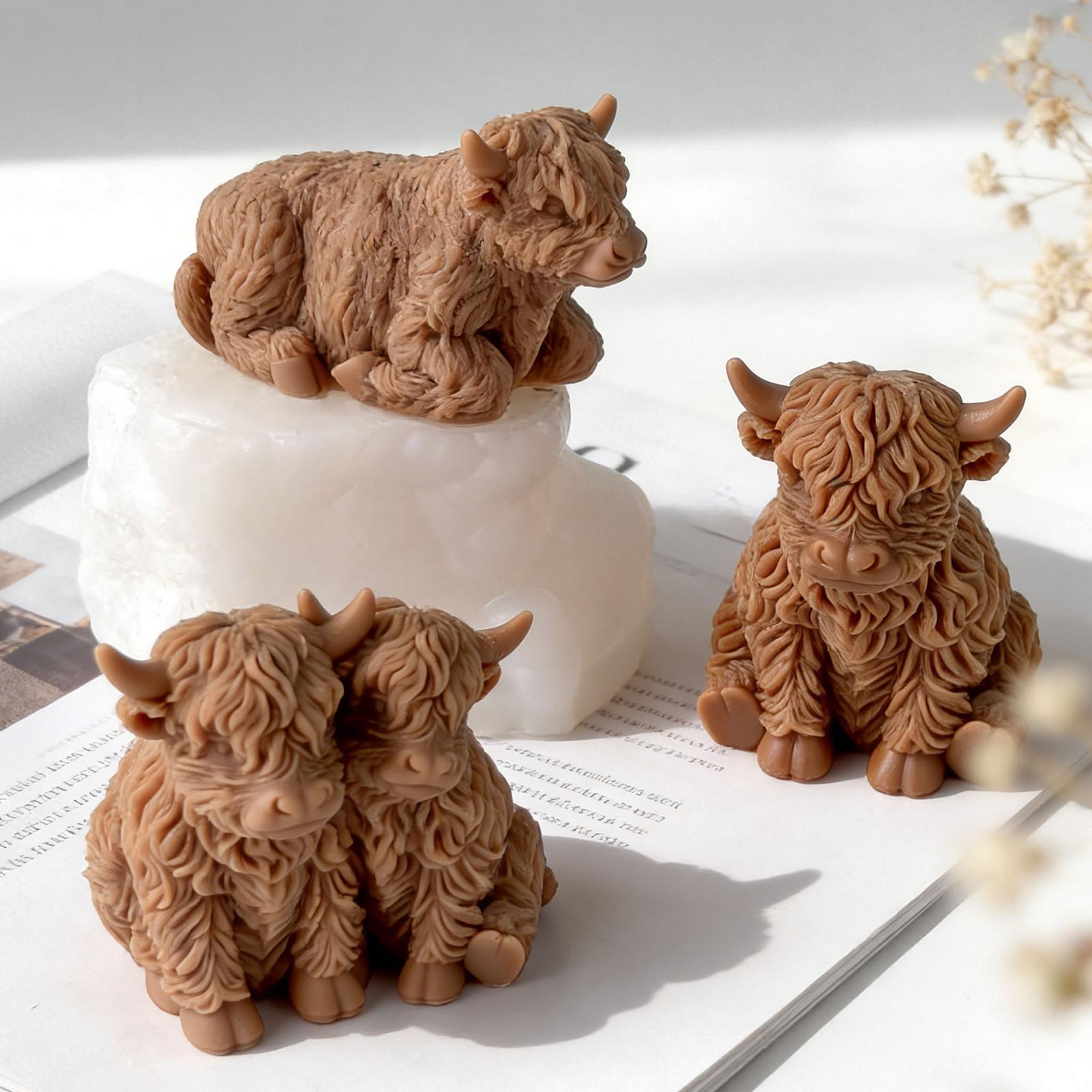 Highland Cow Silicone Mold Reu - Candle Making Supplies Wholesale 评论和价格