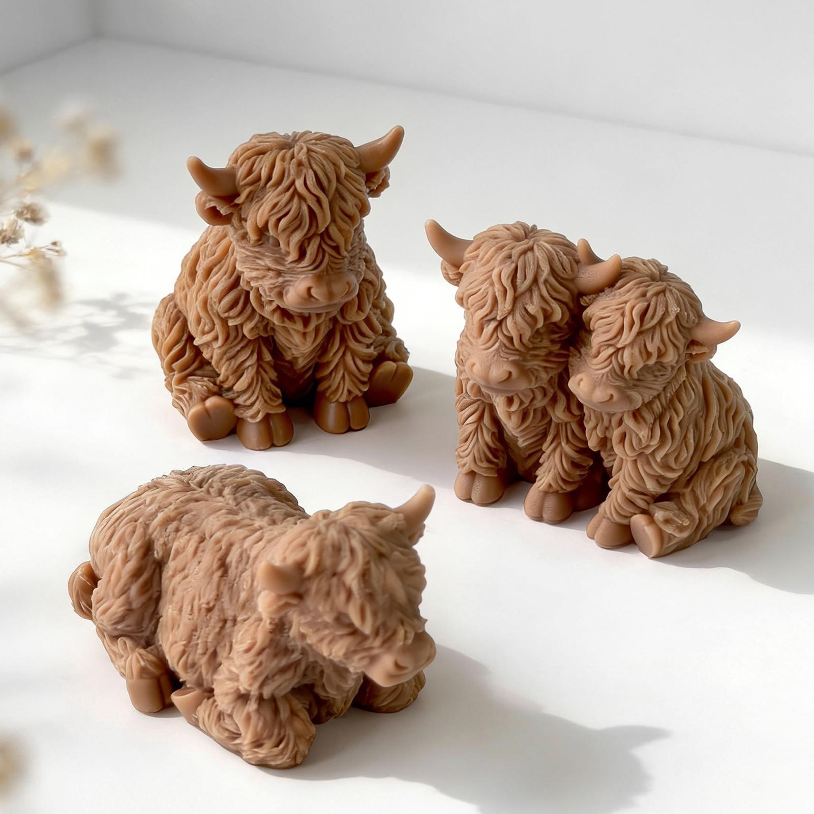 Highland Cow Silicone Mold Reu - Candle Making Supplies Wholesale 评论和价格