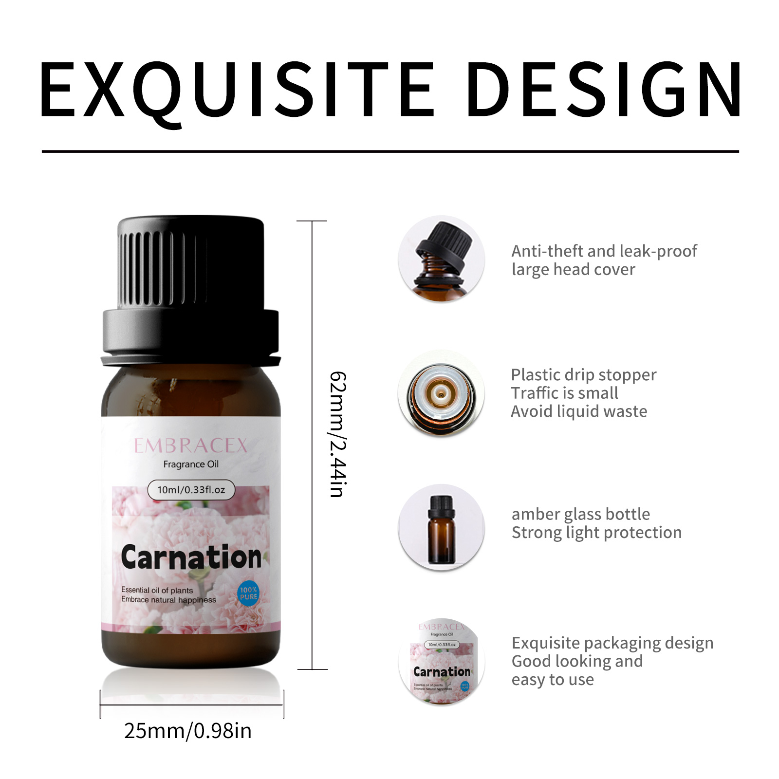 10ml Carnation Essential Oil F - Candle Making Ingredients 评论和价格