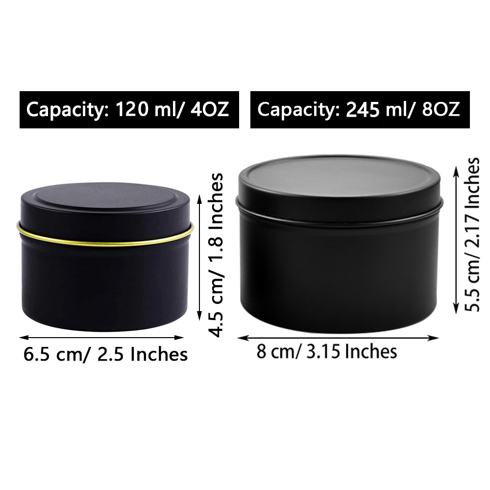 4oz/ 8oz Candle tins with lids - Candle Making Vessels 评论和价格