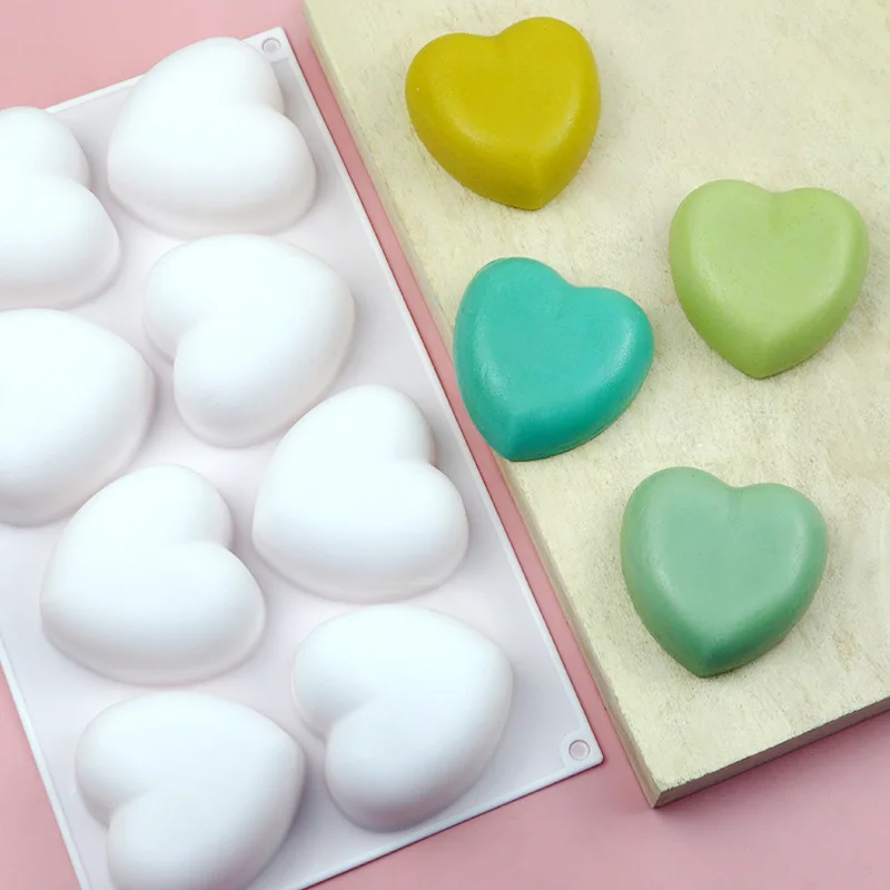Love Heart Silicone Soap Mold  - Candle Making Tutorial 评论和价格
