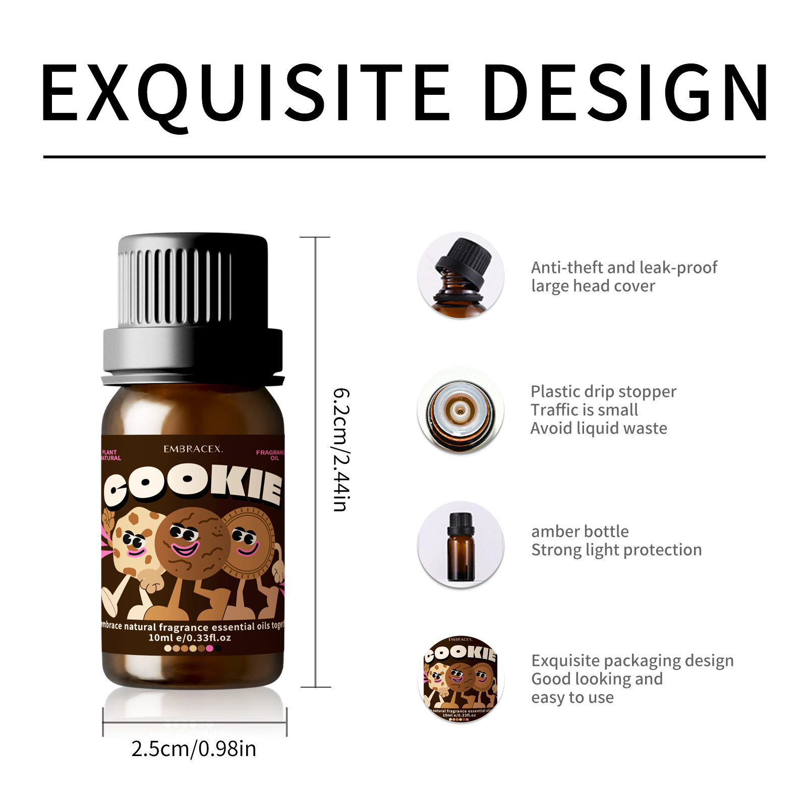 10ml Cookie Fragrance Essentia - Candle Making Ingredients 评论和价格