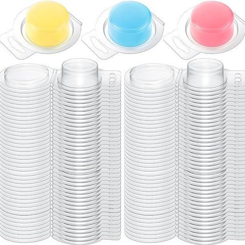 20/50pcs Clear Plastic Wax Mel - Candle Making Vessels 评论和价格