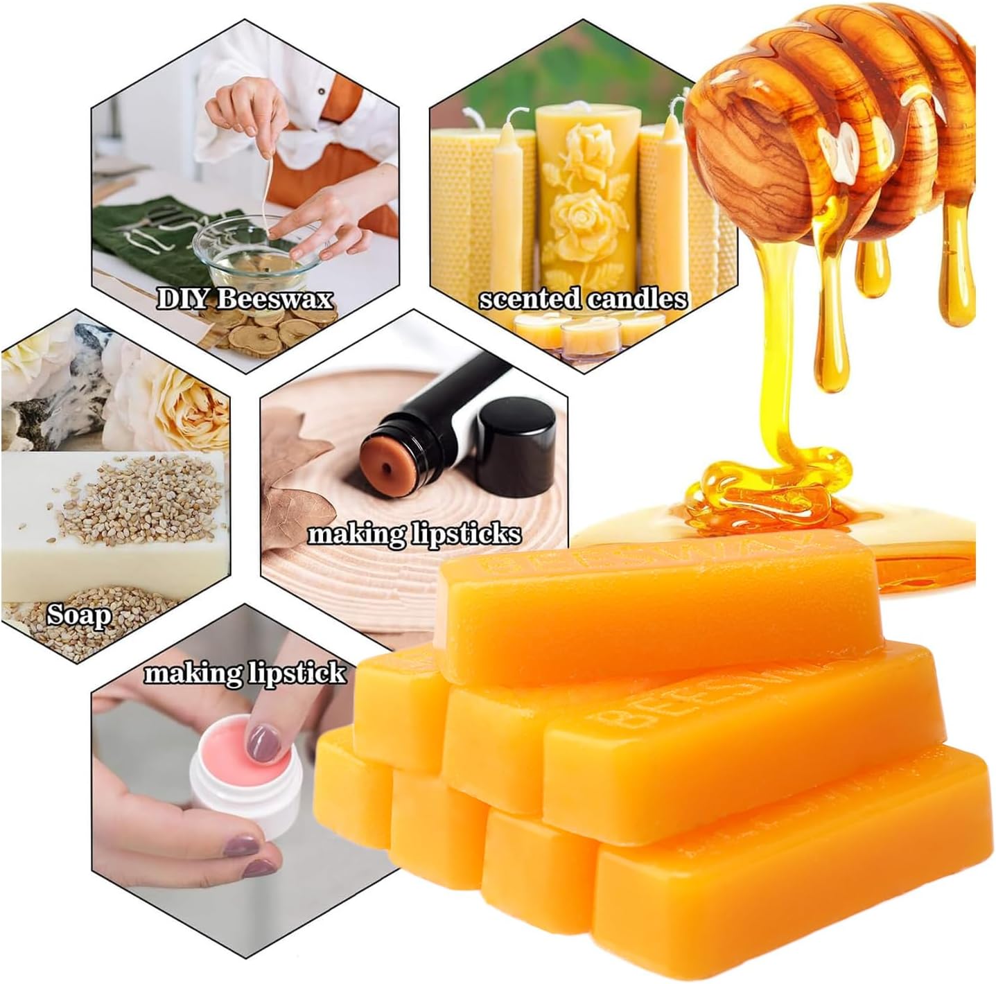 Beeswax Bar, Candle Wax Block  - Candle Making Ingredients 评论和价格