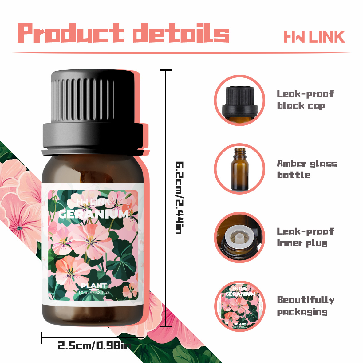 Geranium Essential Oil 10ml 10 - Candle Making Ingredients 评论和价格