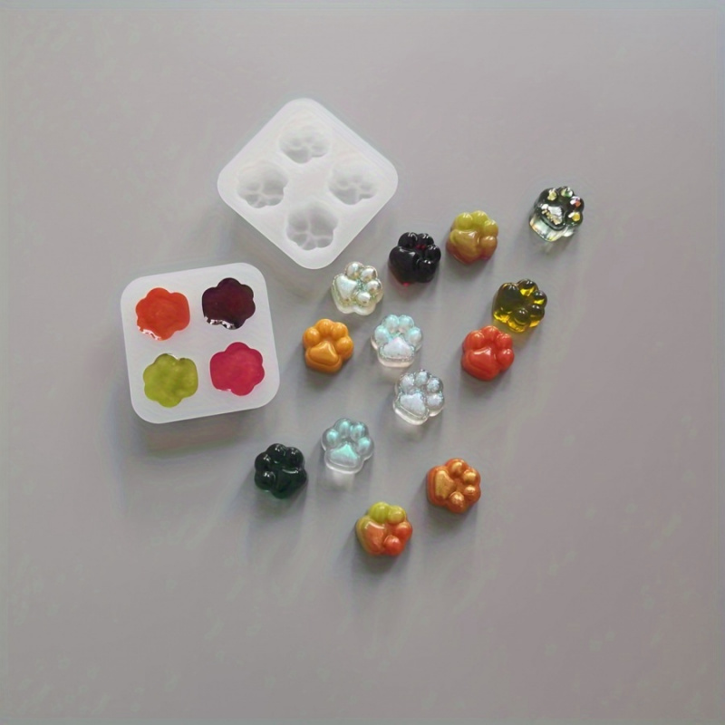 1Cat Paw Pattern Silicone Mold - Candle Making Tutorial 评论和价格