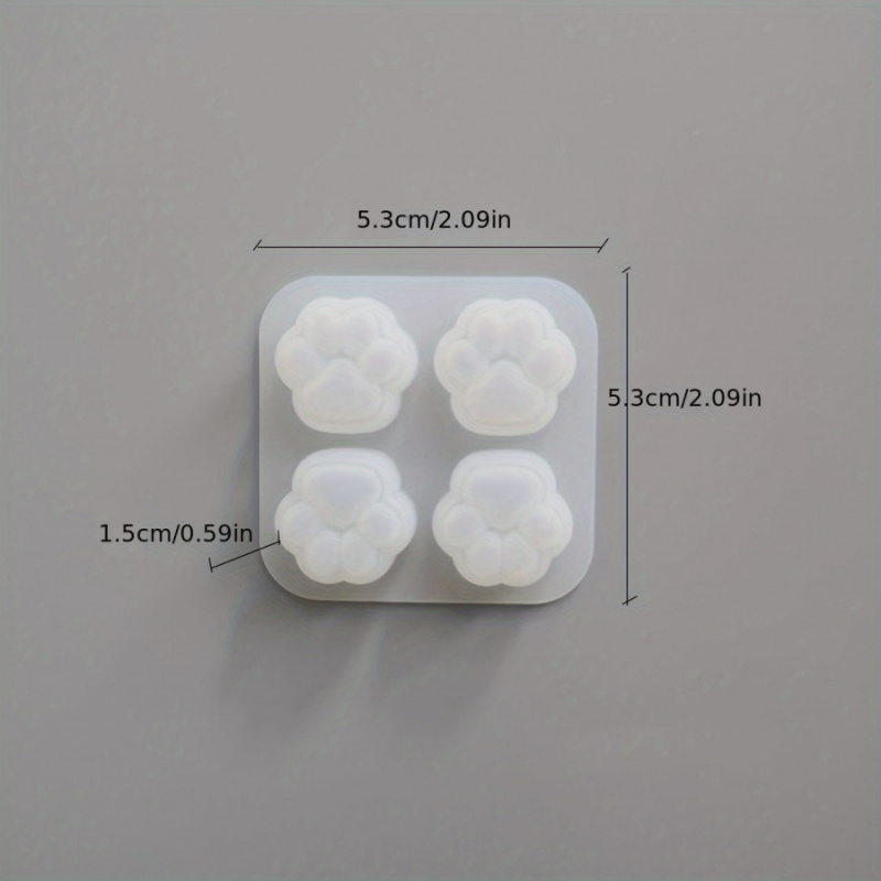 1Cat Paw Pattern Silicone Mold - Candle Making Tutorial 评论和价格