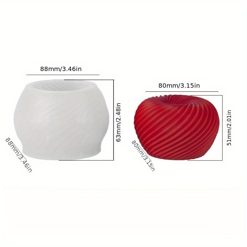 A trendy red apple silicone mo - Candle Making Tutorial 评论和价格