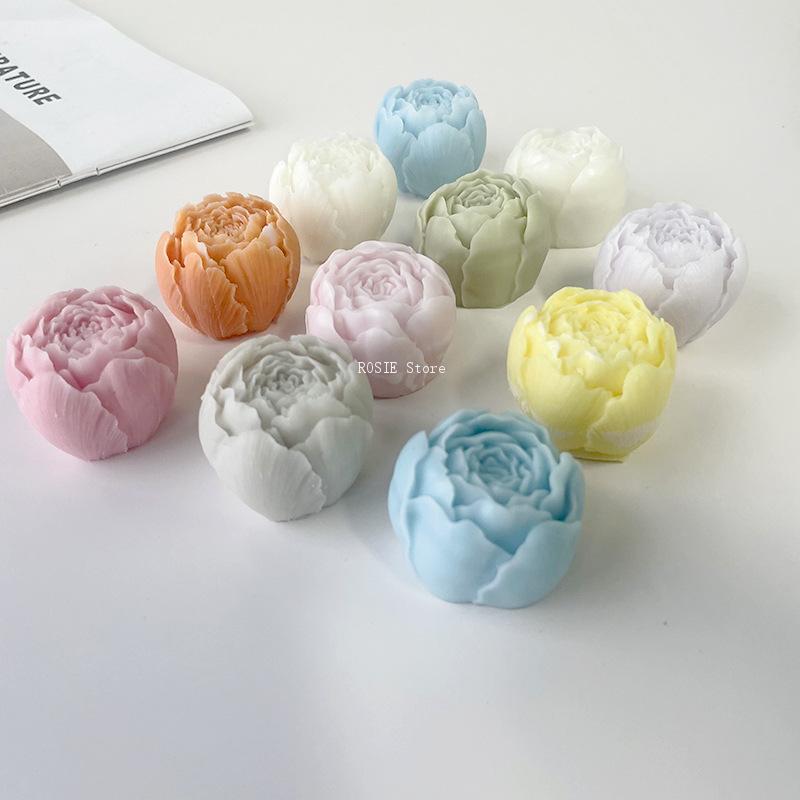 3D Peony Flower Silicone Mold  - Candle Making Supplies Wholesale 评论和价格
