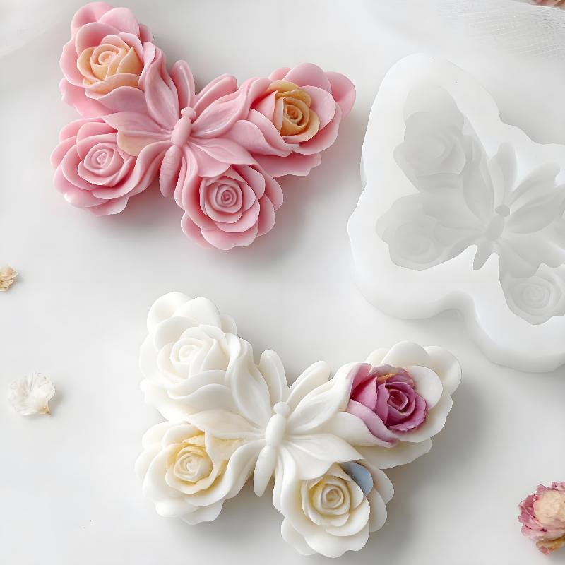 DIY Rose Butterfly Form Silico - Candle Making Tutorial 评论和价格
