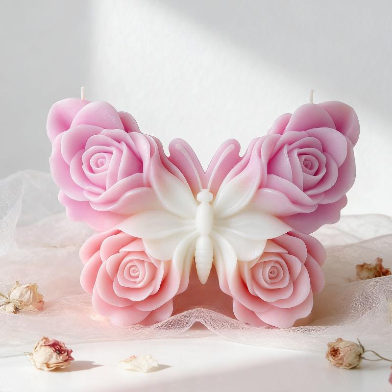 DIY Rose Butterfly Form Silico - Candle Making Tutorial 评论和价格