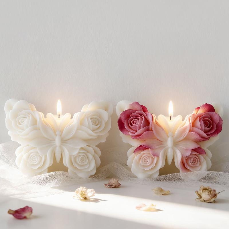 DIY Rose Butterfly Form Silico - Candle Making Tutorial 评论和价格