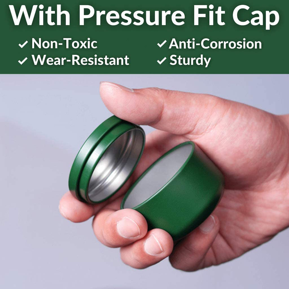 Tea Can with Airtight Lids Tin - Candle Making Vessels 评论和价格
