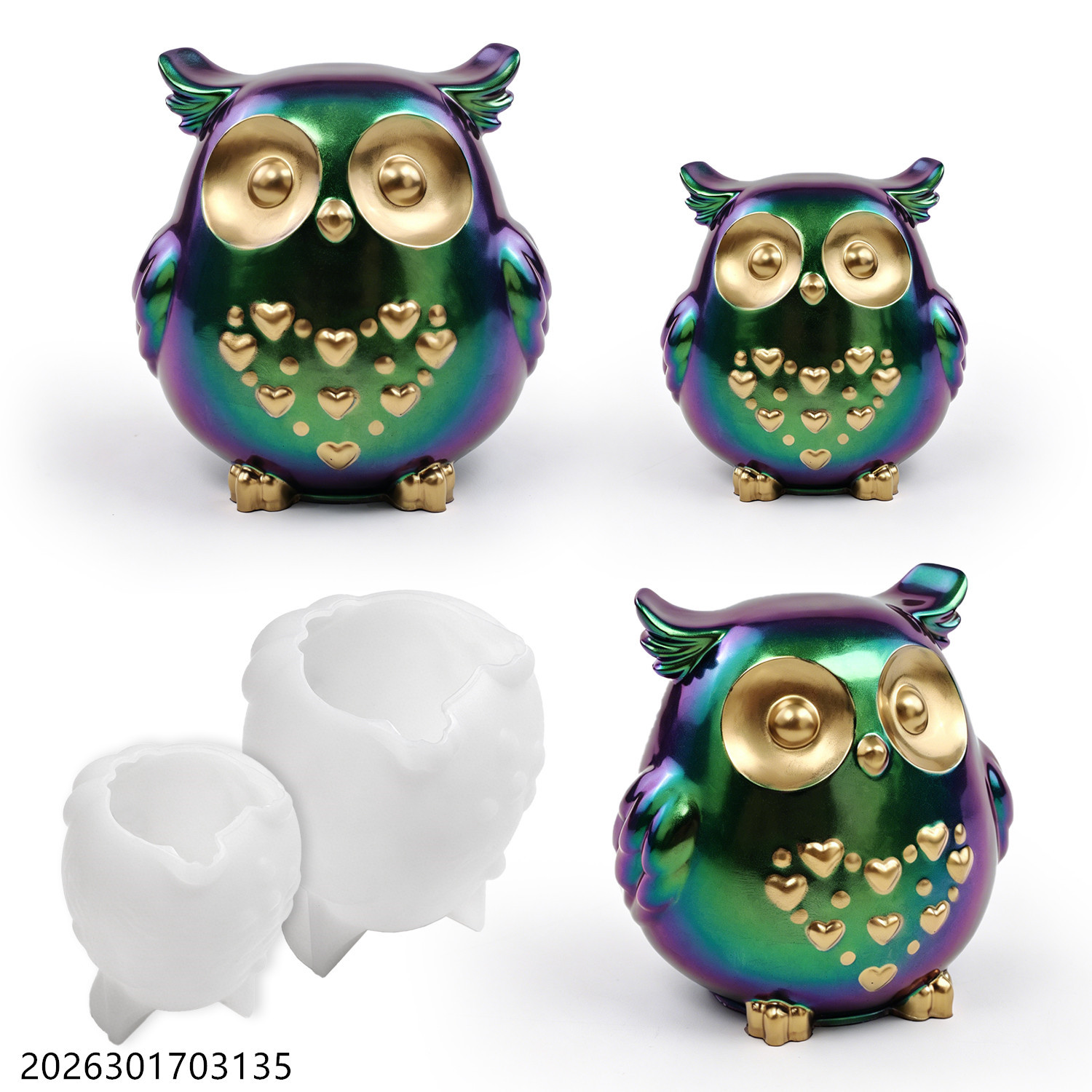 Owl Silicone Mold 3D Bird Shap - Candle Making Tutorial 评论和价格
