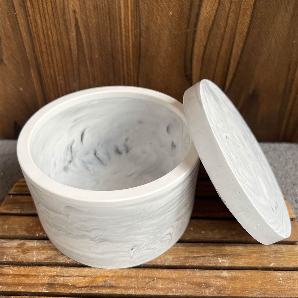 Round Cement Candle Canister S - Candle Making Vessels 评论和价格