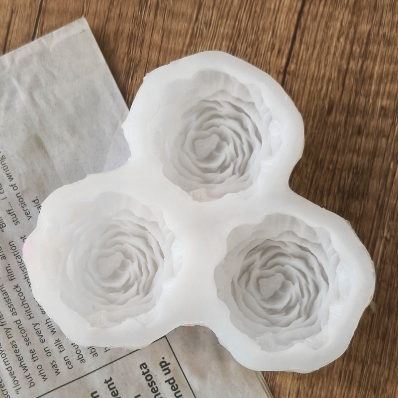 3pcs/set Peony Flower Candle S - Candle Making Supplies Wholesale 评论和价格