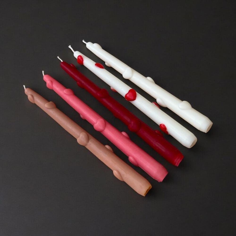 3D Heart Shape Taper Silicone  - Candle Making Supplies Wholesale 评论和价格