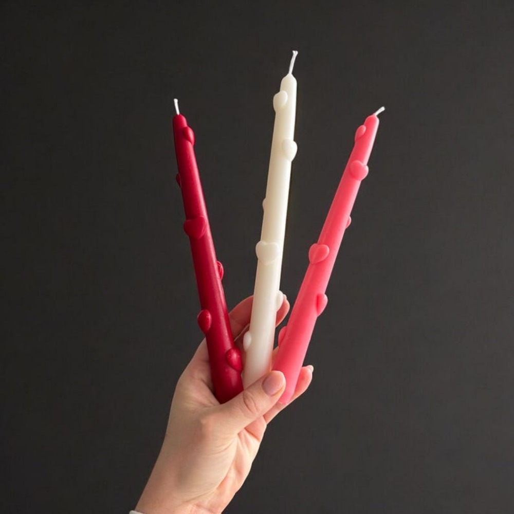 3D Heart Shape Taper Silicone  - Candle Making Supplies Wholesale 评论和价格