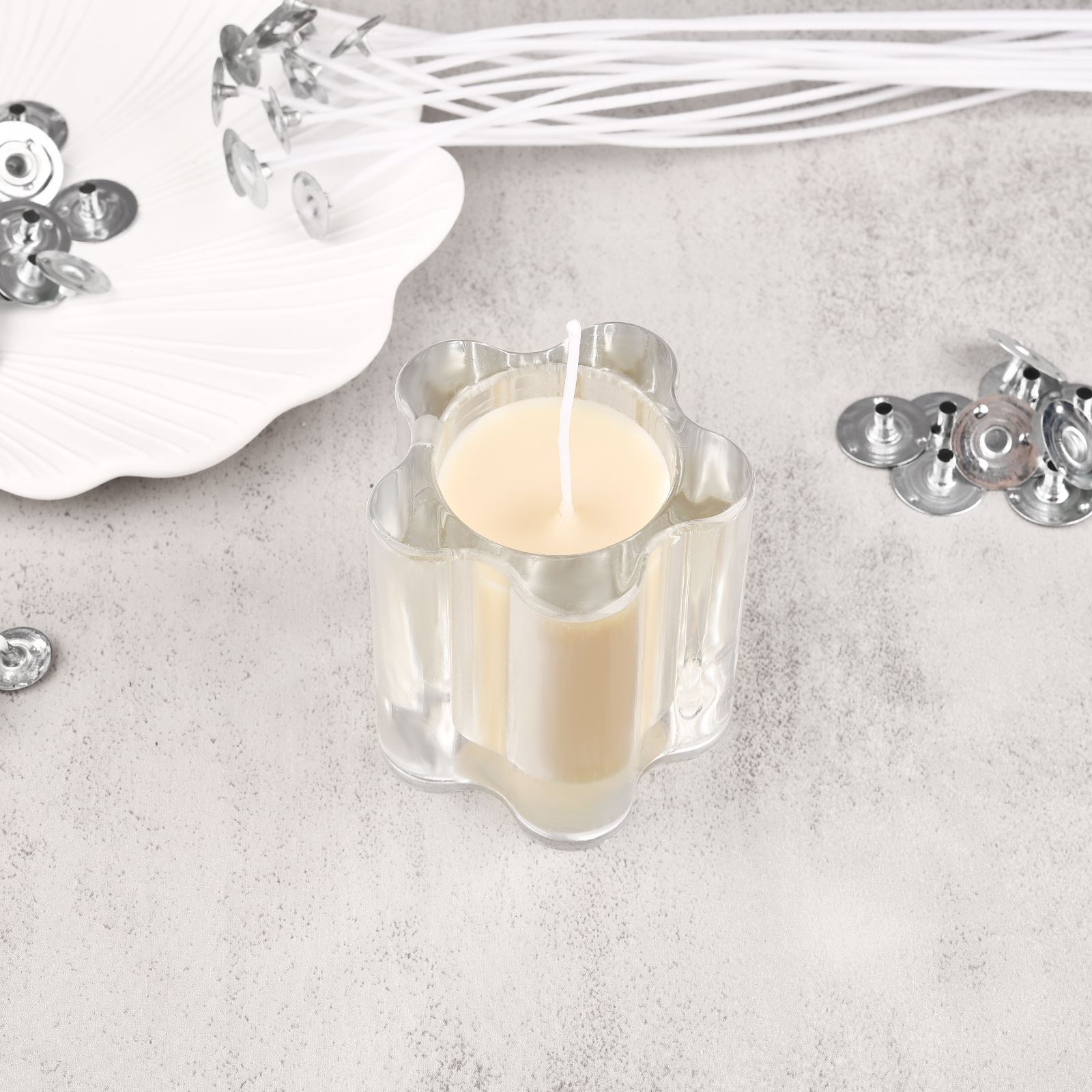 100pcs Smokeless Candle Wicks  - Cotton Wick Pre Tabbed 评论和价格