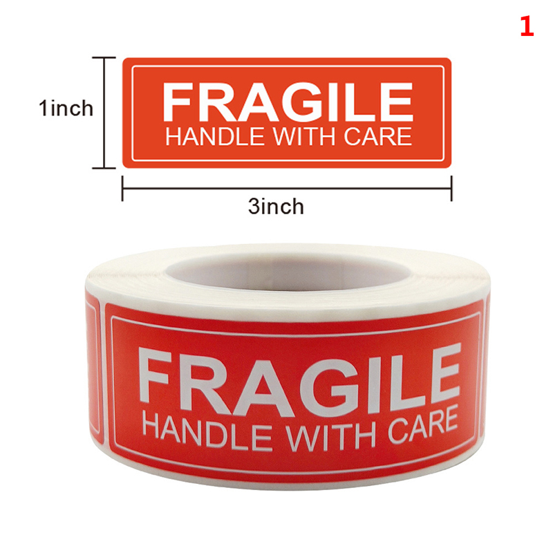 1Roll Fragile Stickers Candle  - Candle Warning Label 评论和价格