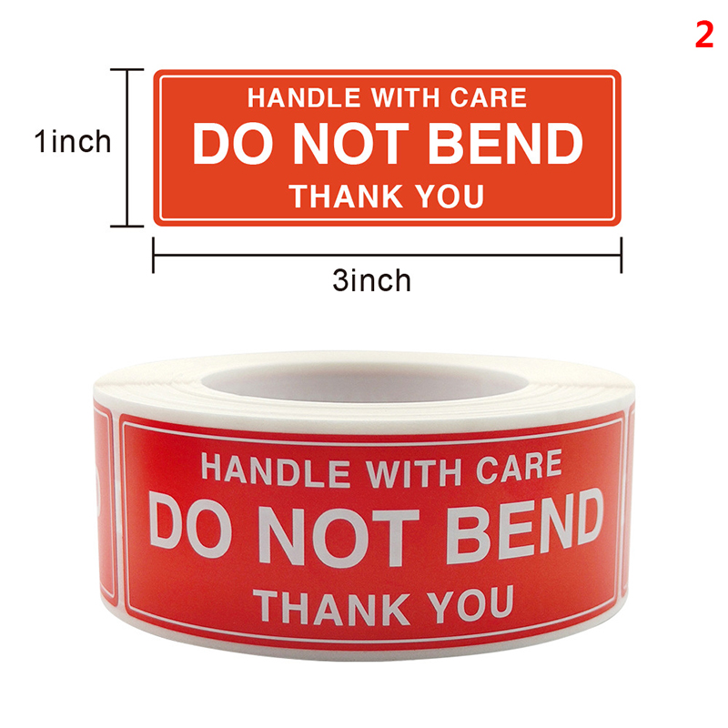 1Roll Fragile Stickers Candle  - Candle Warning Label 评论和价格
