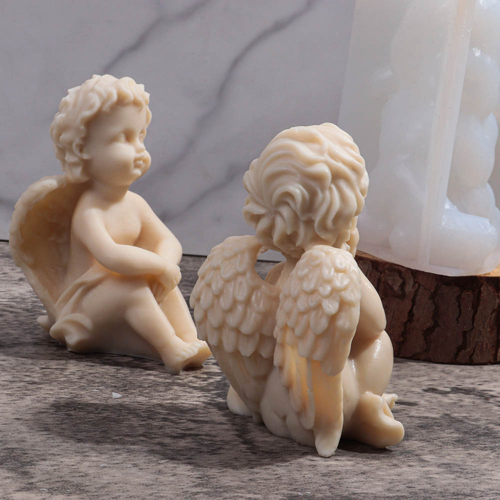 3D Angel Children Silicone Mol - Candle Making Ingredients 评论和价格